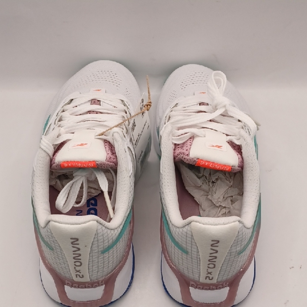 NEW Reebok Nano X2 Sneaker-White/Blue/Purple Women Size 5US GY2286 (Damaged Box) - Picture 4 of 16